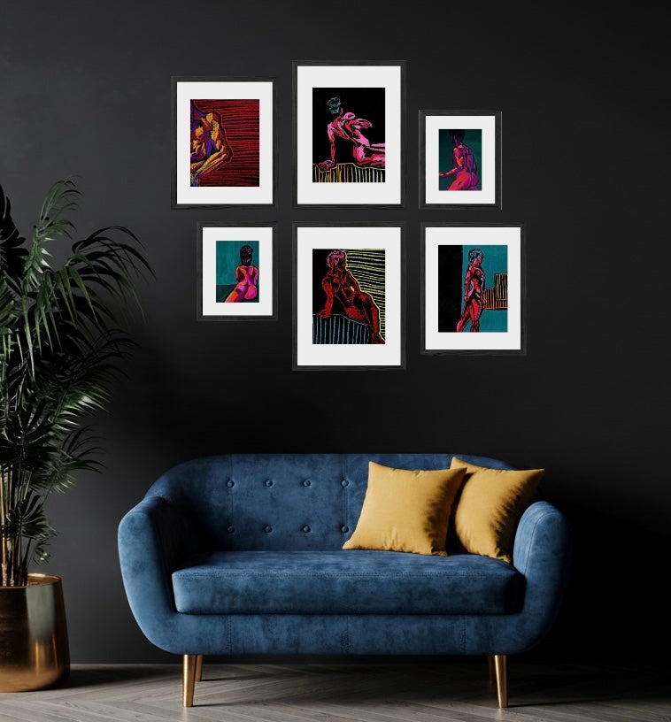Primary Wall Set - Pastels, Paints, and Portraits