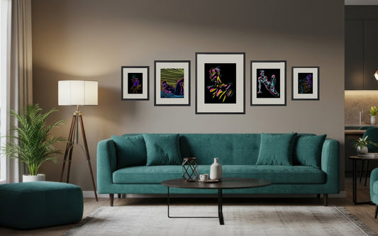 Diva Wall Set - Pastels, Paints, and Portraits
