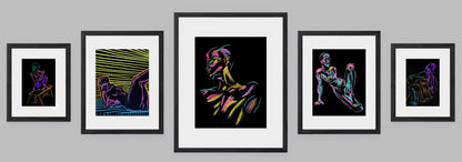 Diva Wall Set - Pastels, Paints, and Portraits